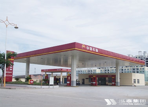 Hongtai Group once again won the qualification of supplier of aluminum-plastic board of CNPC gas station
