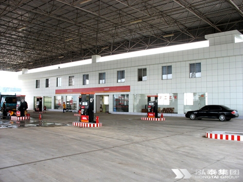 Hongtai Group once again won the qualification of supplier of aluminum-plastic board of CNPC gas station